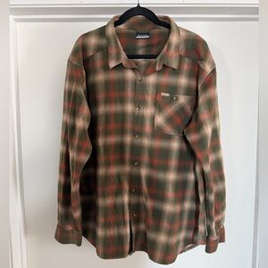 Columbia Plaid Button-Up Shirt